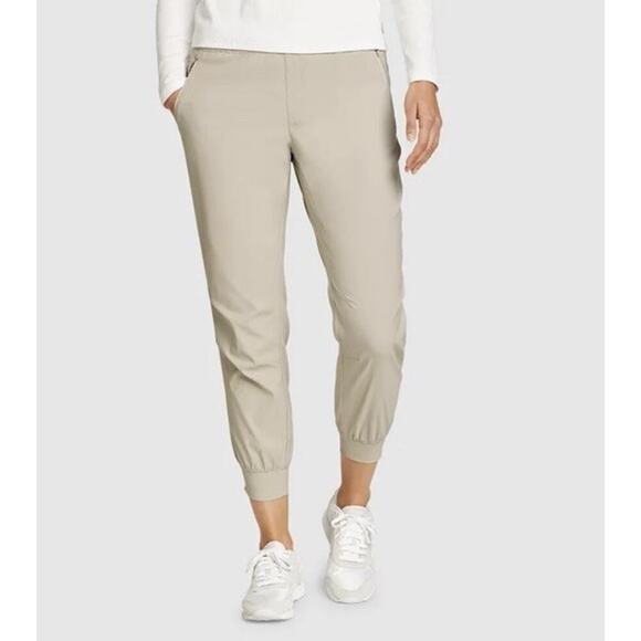 Eddie Bauer Beige Relaxed Fit Outdoor Jogger Womens Size Medium (992)‎ - Picture 1 of 9